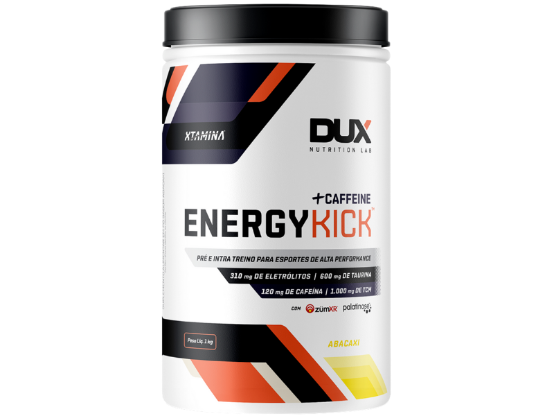 ENERGY KICK CAFFEINE 1KG - DUX NUTRITION - Sua Saúde Distribuidora