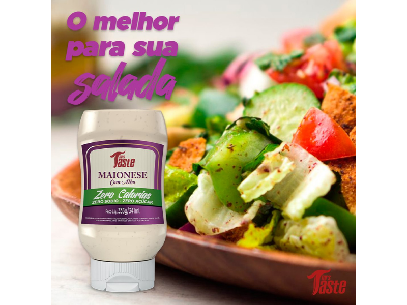 MAIONESE COM ALHO 335G - MRS TASTE - Sua Saúde Distribuidora