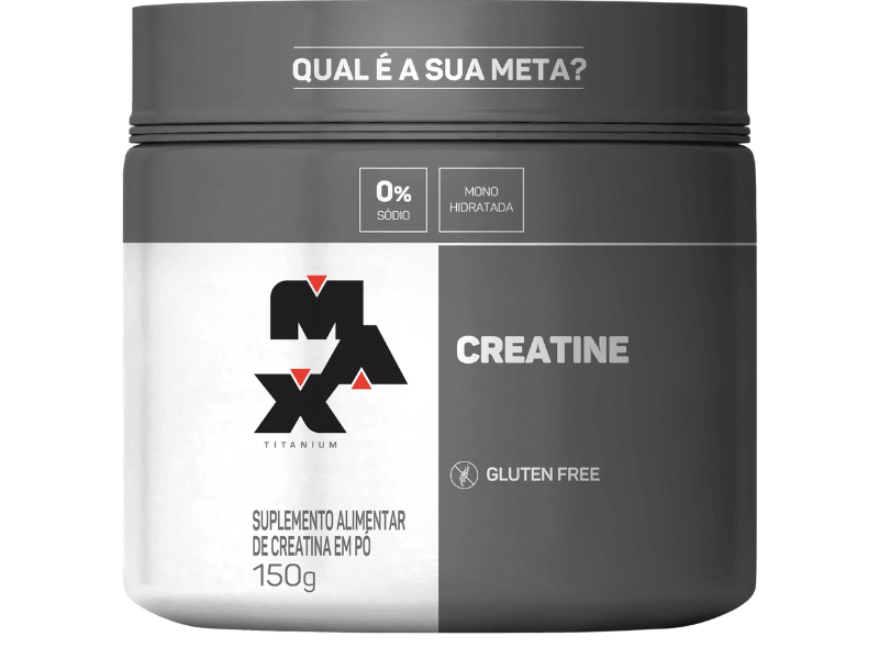 CREATINA 150G - MAX TITANIUM - Sua Saúde Distribuidora