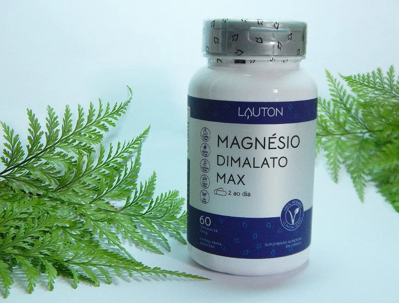 MAGNESIO DIMALATO 6CAPS 550MG - LAUTON - Sua Saúde Distribuidora