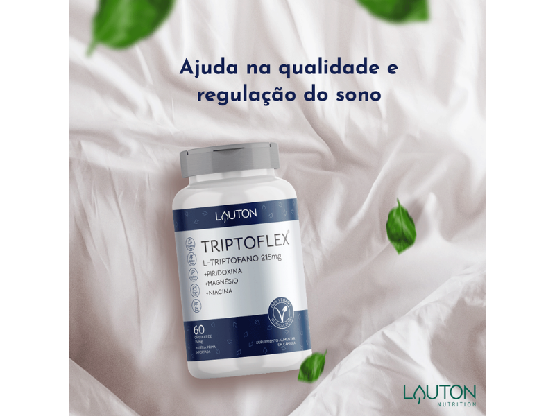 TRIPTOFLEX (TRIPTOFANO) 215MG 60CAPS - LAUTON - Sua Saúde Distribuidora