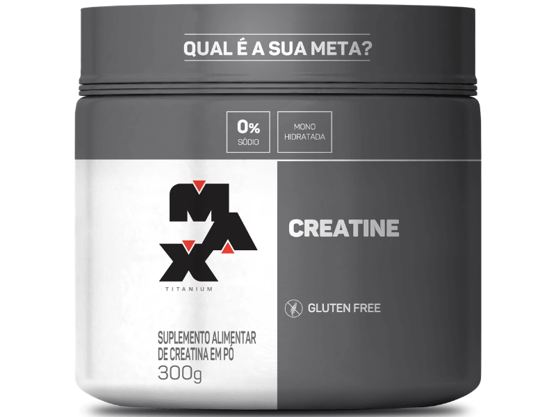 CREATINA 300G - MAX TITANIUM - Sua Saúde Distribuidora