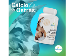 CALCIO DE OSTRA C/ VIT D 60 CAPS 500MG - NATTUBRAS - Sua Saúde Distribuidora