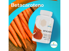 BETACAROTENO 60CAPS 500MG - NATTUBRAS - Sua Saúde Distribuidora