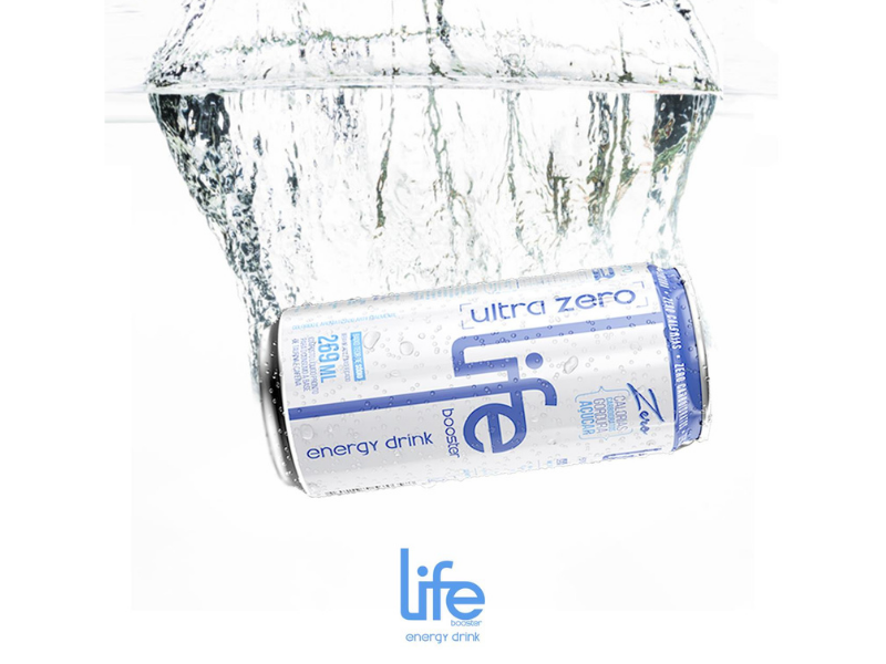 LIFE BOOSTER ENERGY DRINK ULTRA ZERO 269ML (FARDO C/ 6 UN) - Sua Saúde Distribuidora