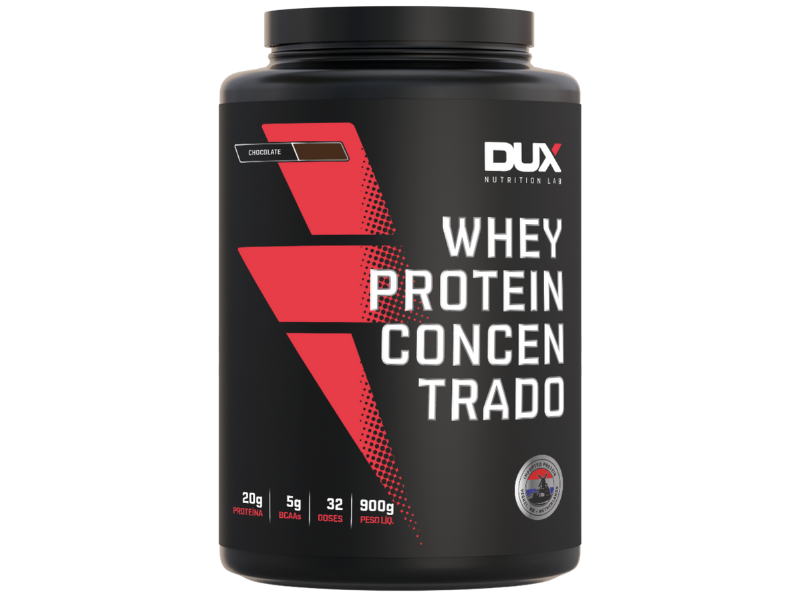 WHEY PROTEIN CONCENTRADO 900G - DUX NUTRITION - Sua Saúde Distribuidora