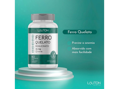 FERRO QUELATO 35MG 60CAPS - LAUTON - Sua Saúde Distribuidora