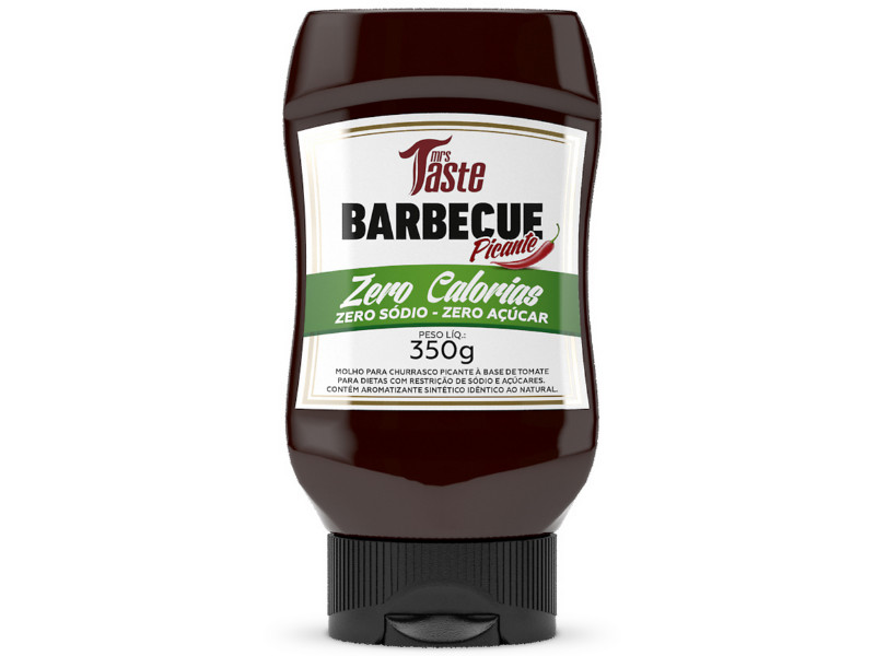 BARBECUE PICANTE 350G - MRS TASTE - Sua Saúde Distribuidora