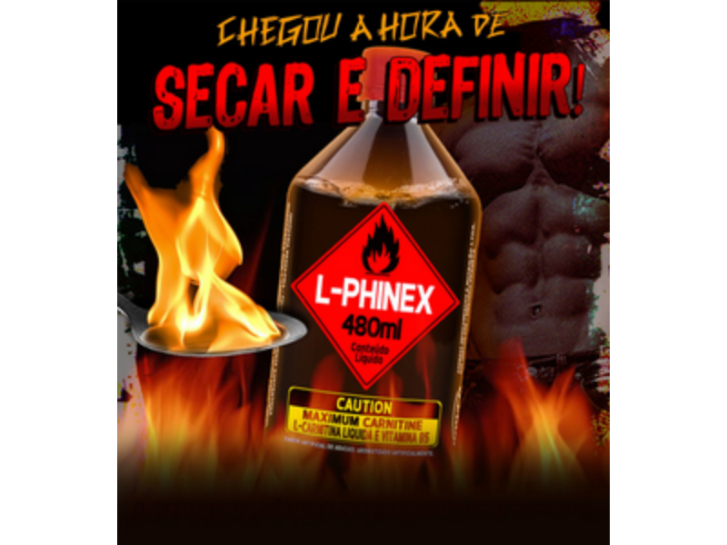 L-PHINEX (L-CARNITINA) 480ML - POWER SUPPLEMENTS - Sua Saúde Distribuidora