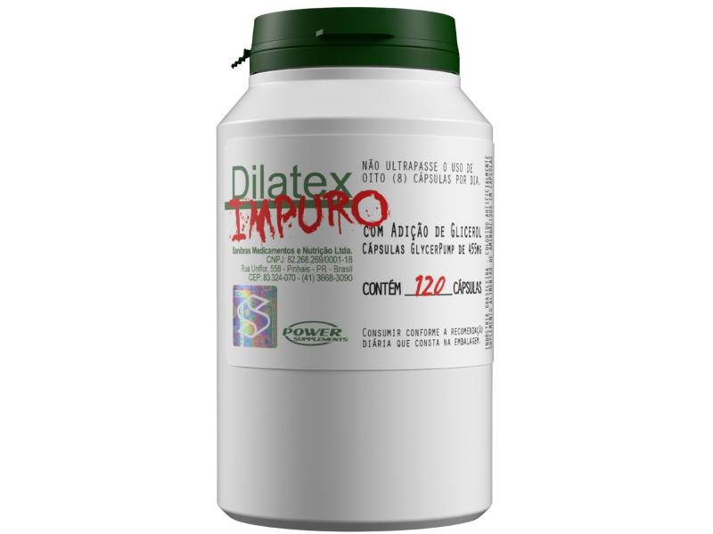 DILATEX IMPURO 120 CAPS - POWER SUPPLEMENTS - Sua Saúde Distribuidora