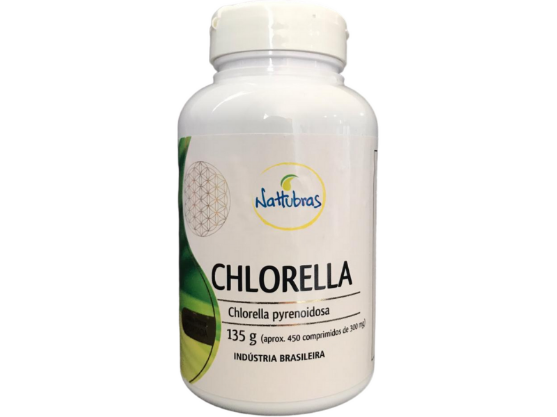 CHLORELLA 450COMP 300MG - NATTUBRAS - Sua Saúde Distribuidora