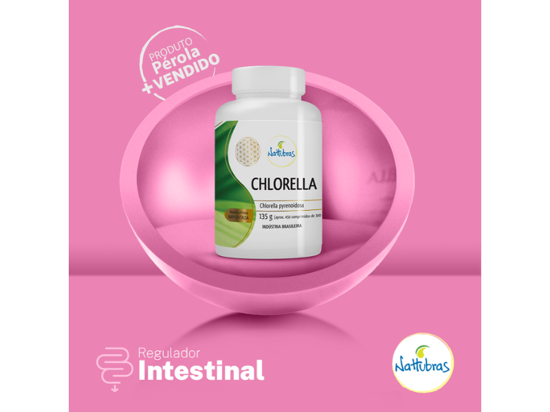 CHLORELLA 450COMP 300MG - NATTUBRAS - Sua Saúde Distribuidora