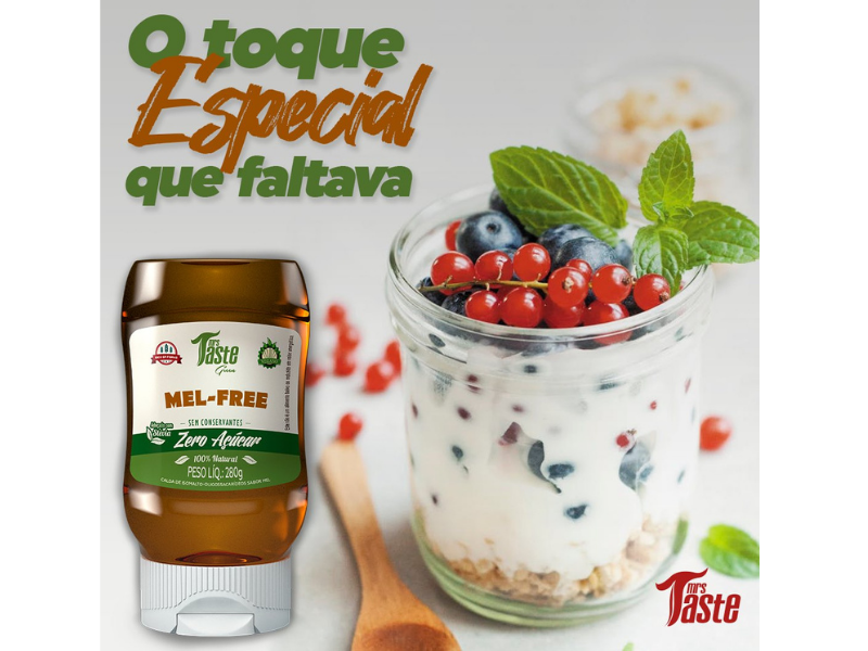 MEL - FREE 280G - MRS TASTE - Sua Saúde Distribuidora