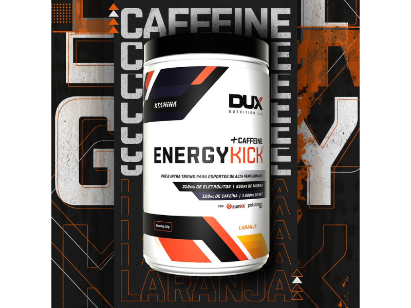 ENERGY KICK CAFFEINE 1KG - DUX NUTRITION - Sua Saúde Distribuidora