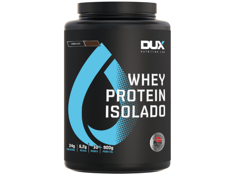 WHEY PROTEIN ISOLADO 900G - DUX NUTRITION - Sua Saúde Distribuidora