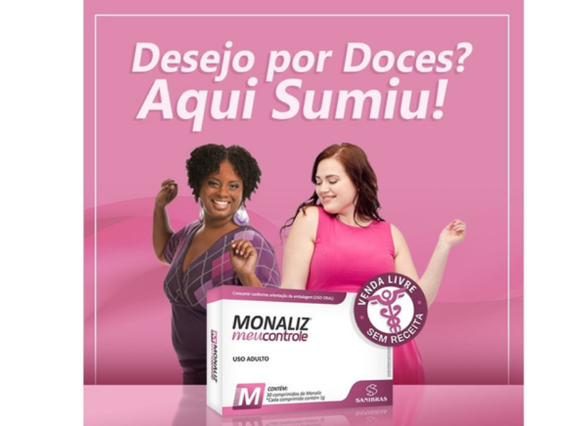 Monaliz Meu Controle - 30 Comprimidos - Sanibras