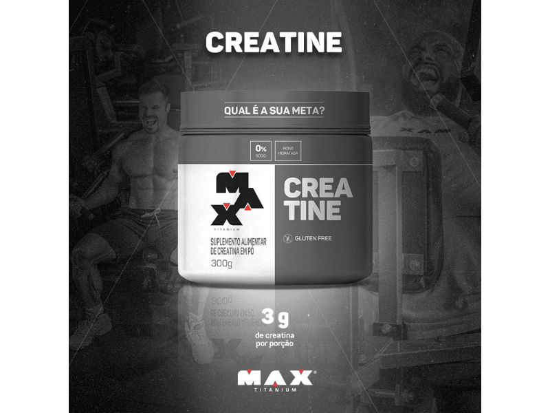 CREATINA 300G - MAX TITANIUM - Sua Saúde Distribuidora