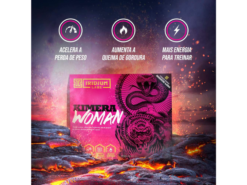 KIMERA WOMAN 60 COMP - IRIDIUM LABS - Sua Saúde Distribuidora