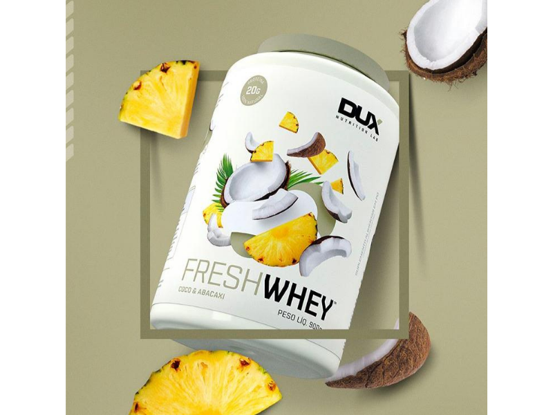 FRESH WHEY 900G - DUX NUTRITION - Sua Saúde Distribuidora