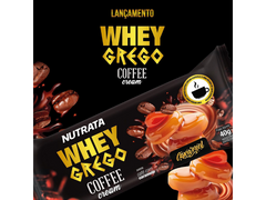 WHEY GREGO BAR COFFE 12UN 40G - NUTRATA - Sua Saúde Distribuidora