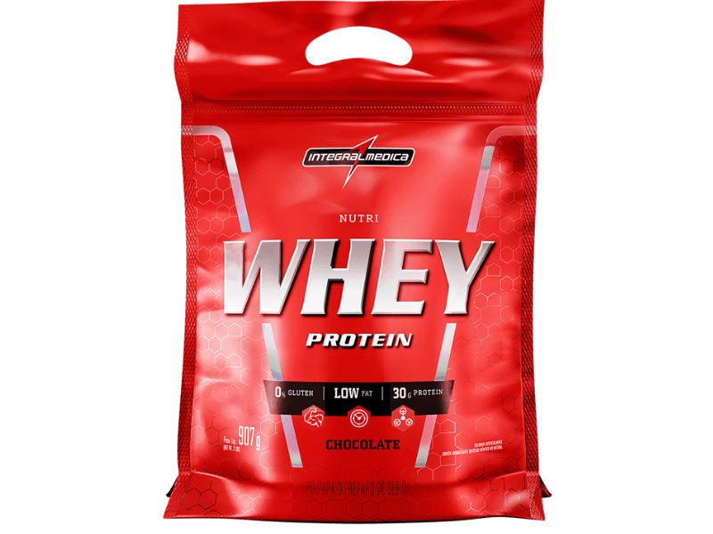 NUTRI WHEY PROTEIN 907G REFIL - INTEGRALMEDICA - Sua Saúde Distribuidora