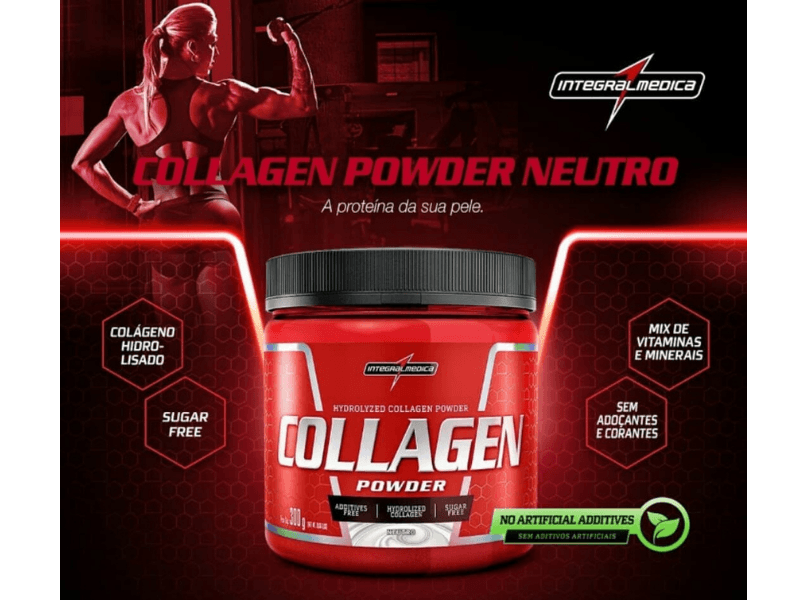 COLÁGENO POWDER 300G - INTEGRALMEDICA - Sua Saúde Distribuidora