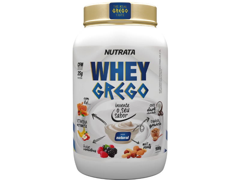 WHEY GREGO 900G - NUTRATA - Sua Saúde Distribuidora