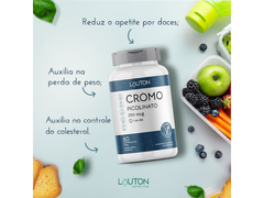 CROMO PICOLINATO 25MCG 60CAPS - LAUTON - Sua Saúde Distribuidora