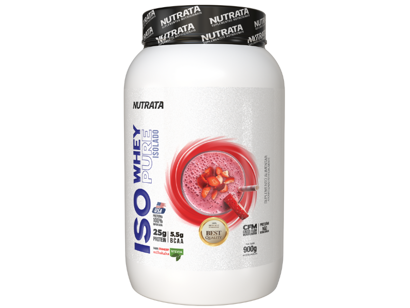 ISO WHEY 900G - NUTRATA - Sua Saúde Distribuidora