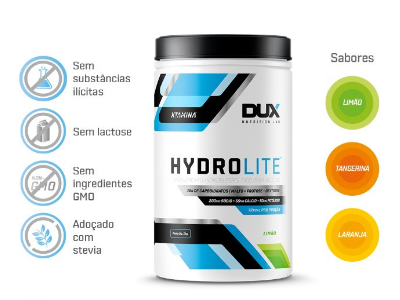 HYDROLITE 1KG - DUX NUTRITION - Sua Saúde Distribuidora