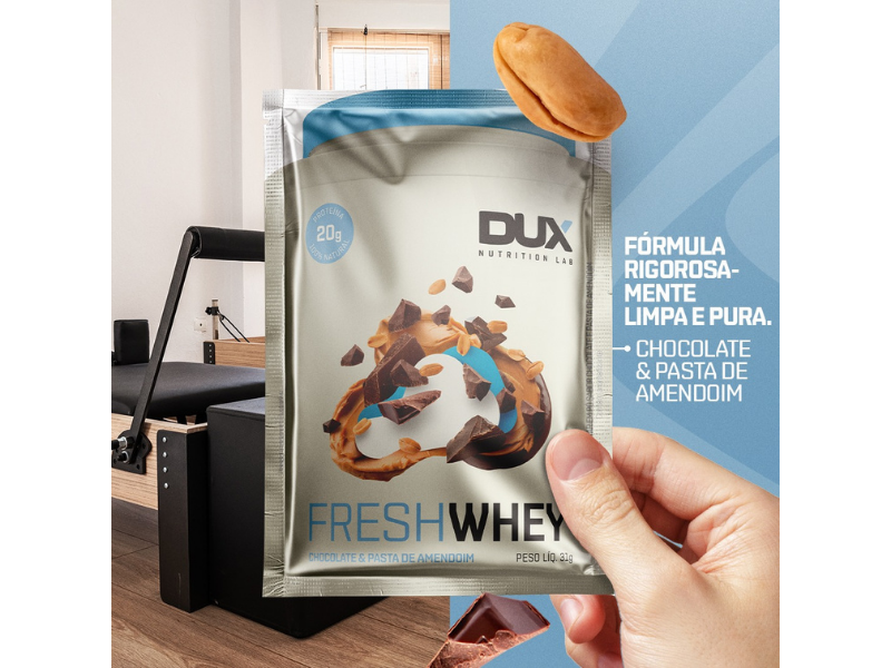 FRESH WHEY SACHE 10X31G – DUX NUTRITION - Sua Saúde Distribuidora