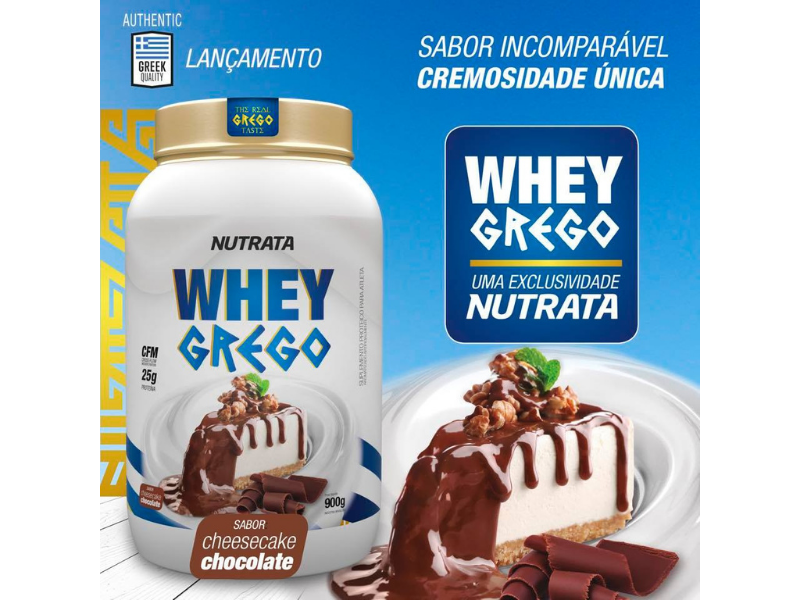 WHEY GREGO 900G - NUTRATA - Sua Saúde Distribuidora