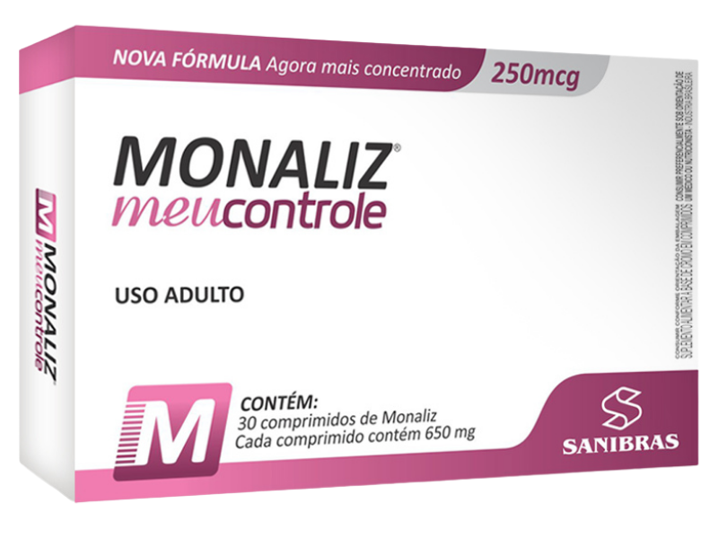 MONALIZ-MEUCONTROLE 650MG 30CAPS - POWER SUPPLEMENTS