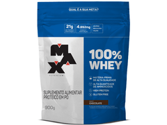 WHEY 100% 900G REFIL - MAX TITANIUM - Sua Saúde Distribuidora