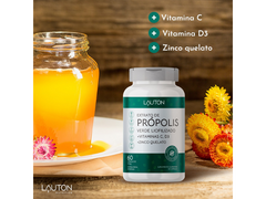 EXTRATO DE PROPOLIS VERDE LIOFILIZADO 60CAPS - LAUTON - Sua Saúde Distribuidora