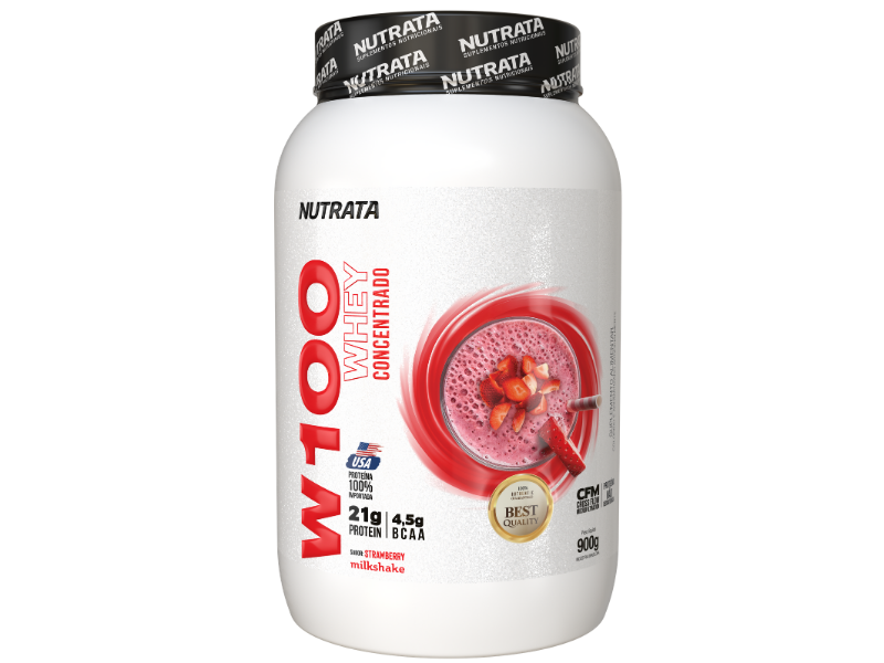 WHEY 100% 900G - NUTRATA - Sua Saúde Distribuidora