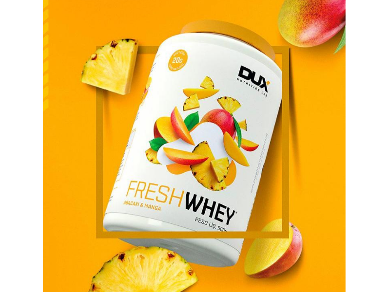 FRESH WHEY 900G - DUX NUTRITION - Sua Saúde Distribuidora