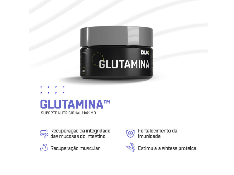 GLUTAMINA 100G - DUX NUTRITION - Sua Saúde Distribuidora