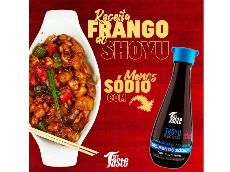 SHOYU 160ML - MRS TASTE - Sua Saúde Distribuidora