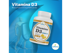 VITAMINA D3 2.000UI 60CAPS 250MG - NATTUBRAS - Sua Saúde Distribuidora