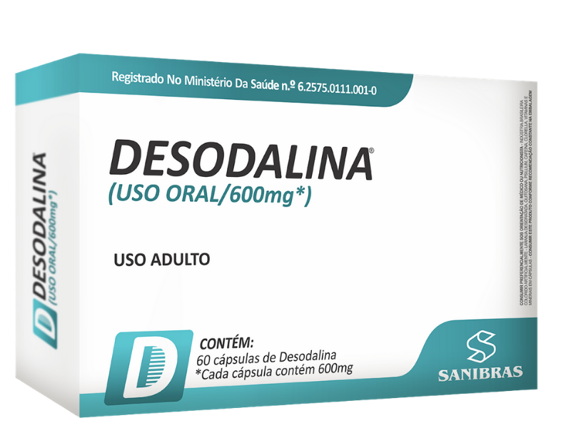 Kit 2 Desodalina 600Mg - 60 Cápsulas +2 Monaliz 30 Comp com o