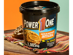 PASTA DE AMENDOIM INTEGRAL 1KG - POWER1ONE - Sua Saúde Distribuidora