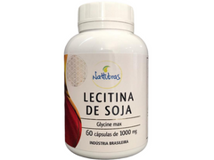 LECITINA DE SOJA 60CAPS 1000MG - NATTUBRAS - Sua Saúde Distribuidora