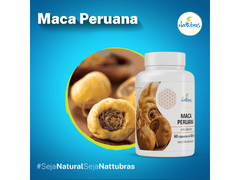 MACA PERUANA 120CAPS 700MG - NATTUBRAS - Sua Saúde Distribuidora