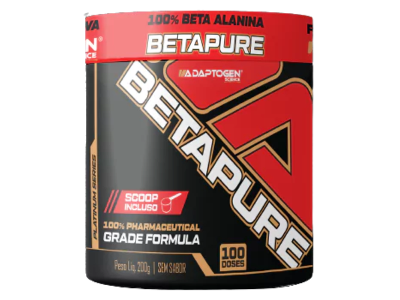 BETA ALANINA 100% 200G - ADAPTOGEN - Sua Saúde Distribuidora