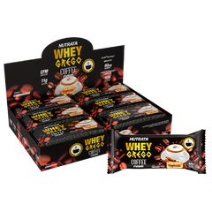 WHEY GREGO BAR COFFE 12UN 40G - NUTRATA - Sua Saúde Distribuidora