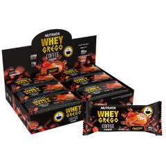 WHEY GREGO BAR COFFE 12UN 40G - NUTRATA - Sua Saúde Distribuidora