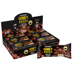 WHEY GREGO BAR COFFE 12UN 40G - NUTRATA - Sua Saúde Distribuidora