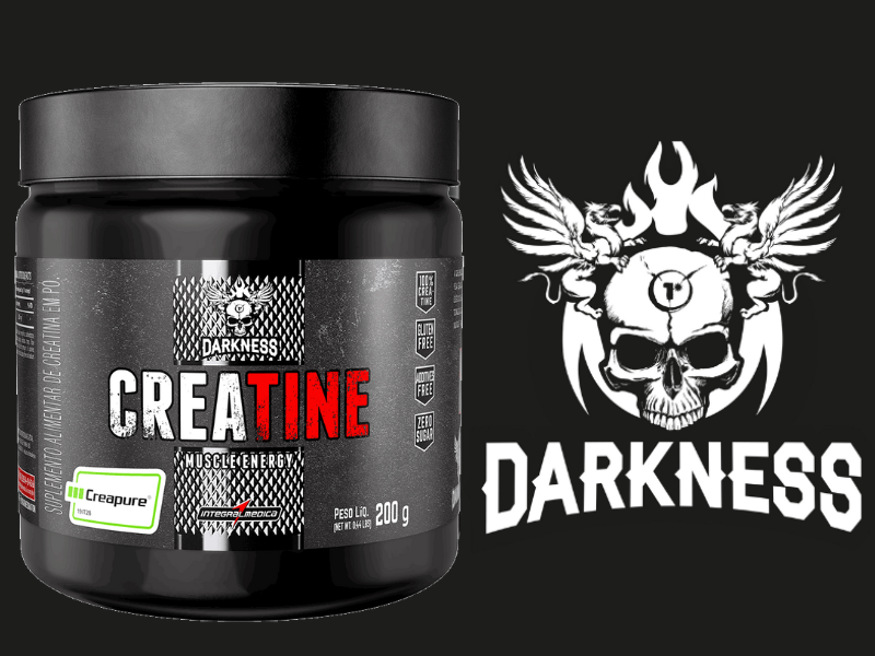 CREATINA CREAPURE 200G - DARKNESS - Sua Saúde Distribuidora