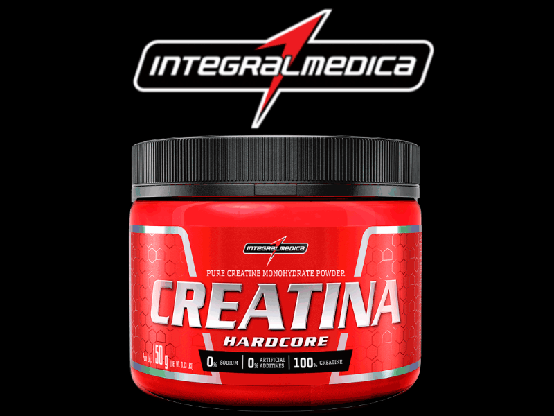 CREATINA HARDCORE 150G - INTEGRALMEDICA - Sua Saúde Distribuidora